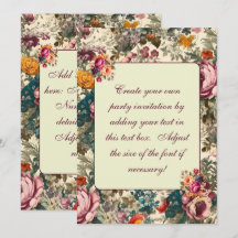  Pastel Zomer Bloemen Uitnodiging Sjabloon