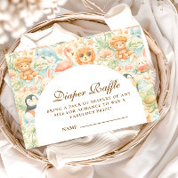 Pastel Zomer Dieren Luier Raffle