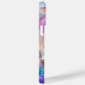 PASTEL ZOMER SCHELPEN OP HET STRAND Case-Mate iPhone CASE (Achterkant / Rechts)