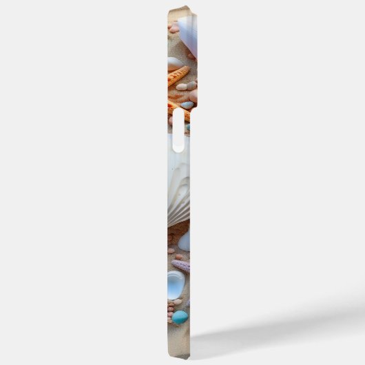 PASTEL ZOMER SCHELPEN OP HET STRAND Case-Mate iPhone CASE (Achterkant / Rechts)