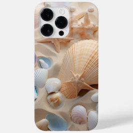 PASTEL ZOMER SCHELPEN OP HET STRAND Case-Mate iPhone 14 PRO MAX HOESJE