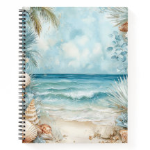 PASTEL ZOMER STRANDSCÈNE MET SCHELPEN