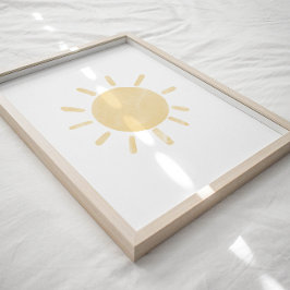 Pastel zonposter poster