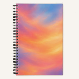Pastel Zonsondergang Esthetisch Notitieboek Dromer