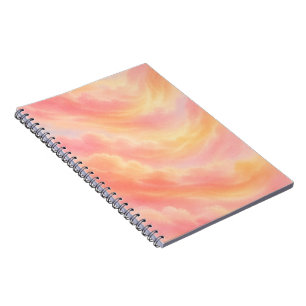 Pastel Zonsondergang Esthetisch Notitieboek Perz
