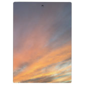 Pastel Zonsondergang  Klembord (Achterkant)