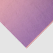Pastel Zonsondergang Roze Paarse Ombre Gradiënt Ou Tissuepapier (Detail)