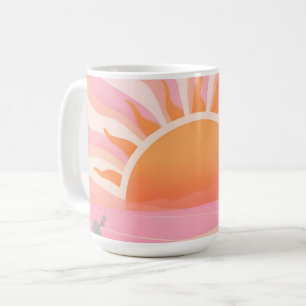 Pastel zonsopgang Boho weide Koffiemok