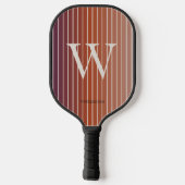 Pastel Zonsopgang Monogram Pickleball Paddle (Achterkant)