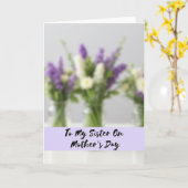 Pastel Zusters Dag Zoete Kaart (Gele Bloem)
