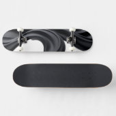 Pastel zwarte kleur persoonlijk skateboard (Horizontaal)