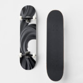 Pastel zwarte kleur persoonlijk skateboard (Voorkant)