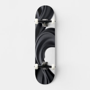 Pastel zwarte kleur persoonlijk skateboard