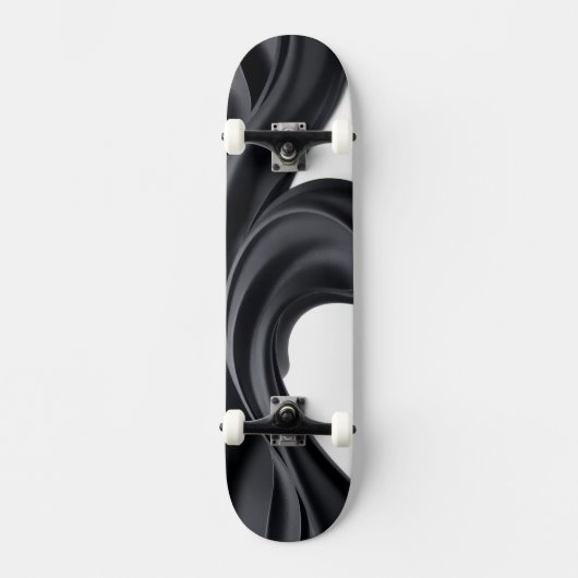 Pastel zwarte kleur persoonlijk skateboard (Voorkant)