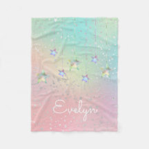 Pastel-zwirl-holografische sterren en lint-schatti