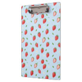 Pastelaardbeien dromen naadloos patroon klembord (Links)