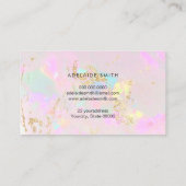 pastelachtig mineraal visitekaartje (Achterkant)