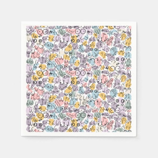 pastelbaby shower servet (Voorkant)