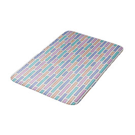 pastelbaksteenmozaïek badmat