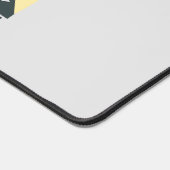  pastelbergen noemen monogram grijs bureaumat (Hoek)