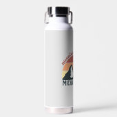  pastelbergen noemen monogram grijs waterfles (Voorkant)