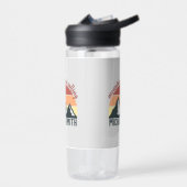 pastelbergen noemen monogram grijs waterfles (Links)