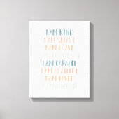 Pastelbeweringen voor kinderen in het verpleeghuis canvas afdruk (Voorkant)