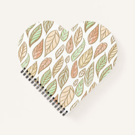 Pastelbladendrift notitieboek