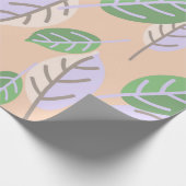 pastelbladeren inpakpapier (Hoek)