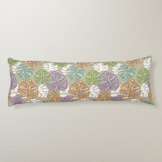 pastelbladeren kussen (Achterkant)