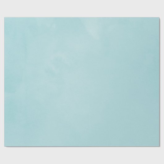 Pastelblauw Aquarel Cadeaupapier (Vlak)