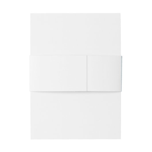 Pastelblauw en witte kant traditionele bruiloft uitnodigingen wikkel (Achterkant Voorbeeld)