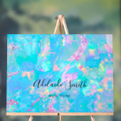 pastelblauw opaal acryl bord (Neutraal)