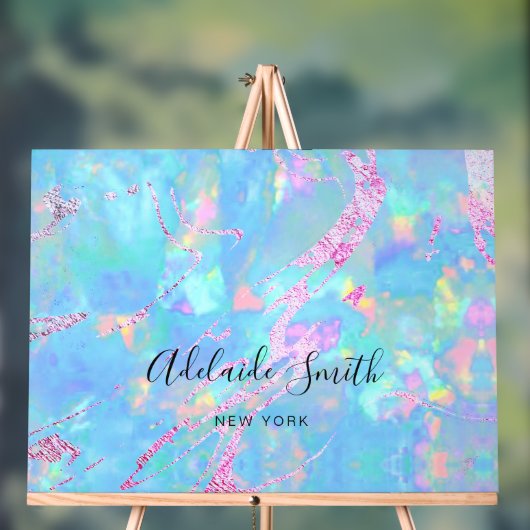 pastelblauw opaal acryl bord (Neutraal)