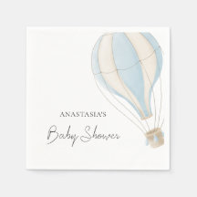 Pastelblauwe Ballon Baby Shower