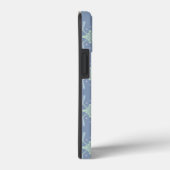 Pastelblauwe bloem abstract herhaling Case-Mate iPhone case (Achterkant / Rechts)