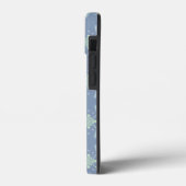 Pastelblauwe bloem abstract herhaling Case-Mate iPhone case (Achterkant / Links)