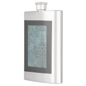 Pastelblauwe decoratieve bloemen flacon (Links)
