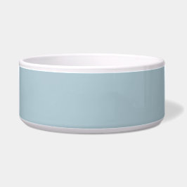 Pastelblauwe effen kleur | Klassiek | Elegant Voerbakje