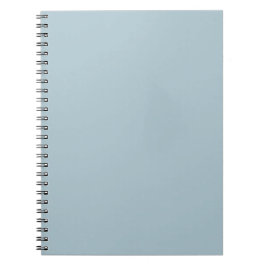 Pastelblauwe Effen Kleur Minimalistisch Notitieboek