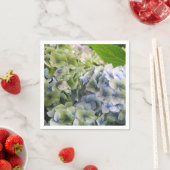 Pastelblauwe hortensia's servetten (Insitu)