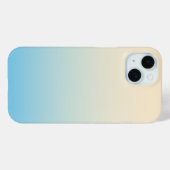 Pastelblauwe kleurenmix Vloeiend verloop Trendy Case-Mate iPhone Case (Achterkant (horizontaal))