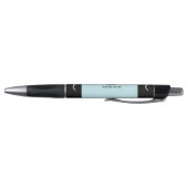 Pastelblauwe kleurpotlood wrap monogram naam pen (Bodem)