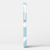 pastelblauwe koe print kawaii Case-Mate iPhone case (Achterkant / Links)