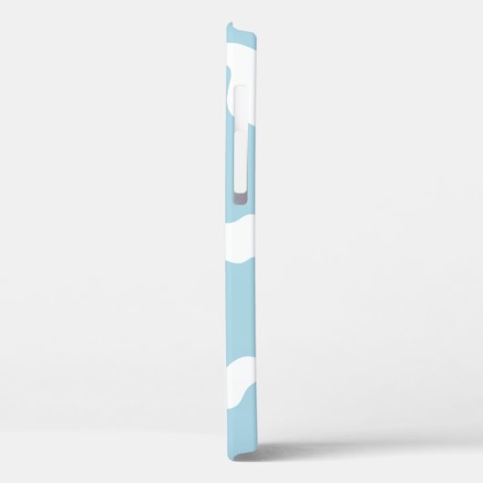 pastelblauwe koe print kawaii Case-Mate iPhone case (Achterkant / Links)