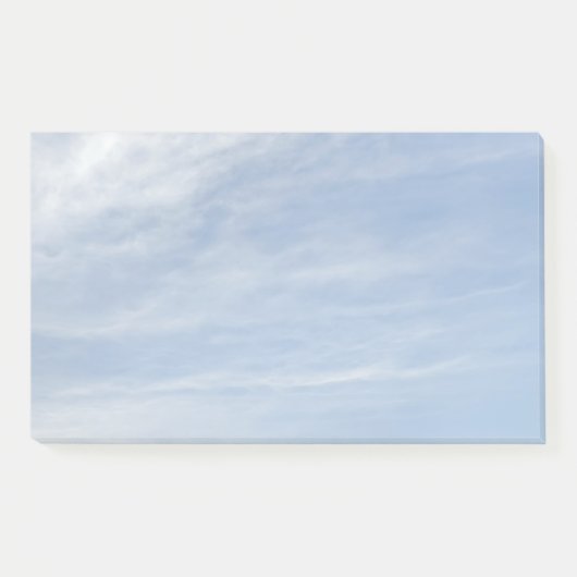 Pastelblauwe lucht plakbriefjes post-it® notes (Voorkant)