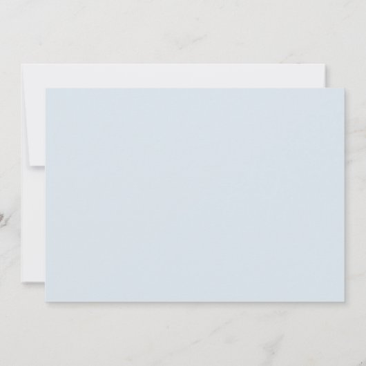 Pastelblauwe Pastel Regenboog 2e Verjaardagsuitnod Kaart (Achterkant)