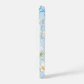 Pastelblauwe schoonheid iPhone 15 case (Linkerkant)