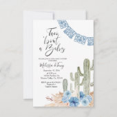 Pastelblauwe Taco 'bout Love BABY Shower Uitnodigi Kaart (Voorkant)