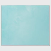 Pastelblauwe waterverf cadeaupapier (Vlak)